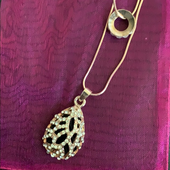 💎Double Strand Gold Sparkling Long Necklace - Picture 2 of 3